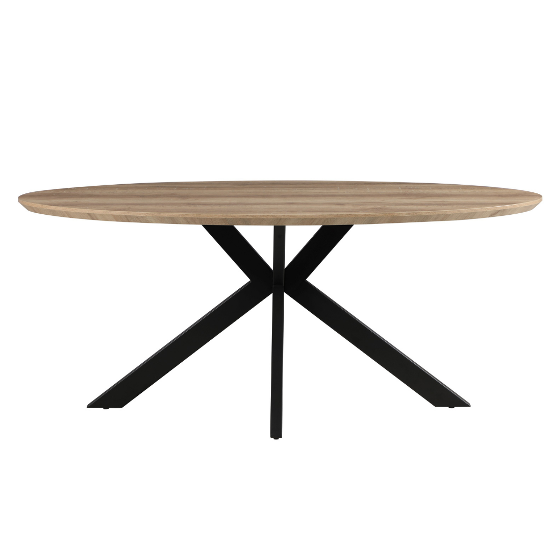 Malin Oval Dining Table 1.8m Oak