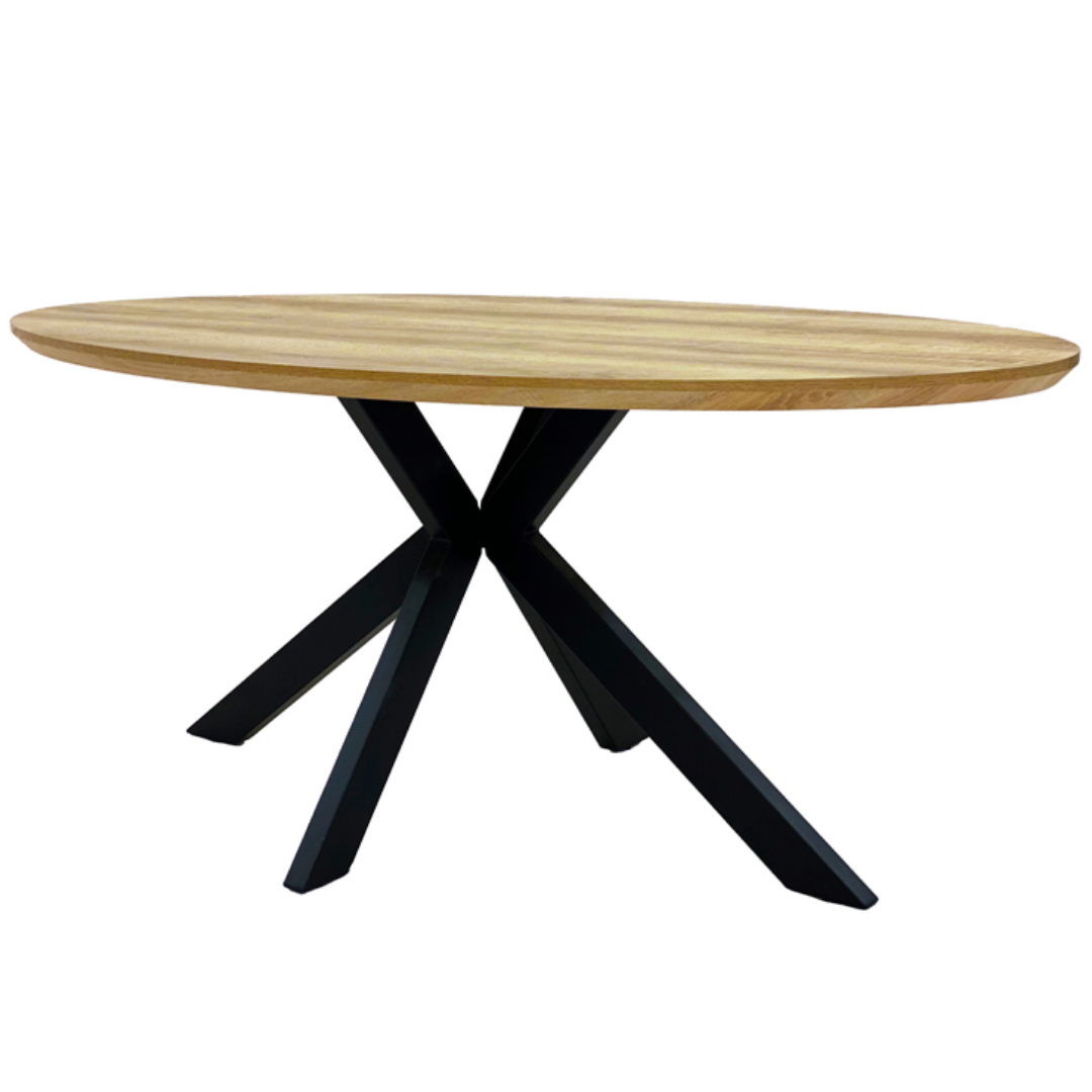 Malin Oval Dining Table 2.2m Oak