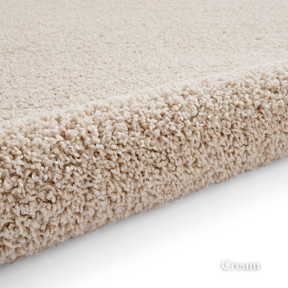 Add freshness with the eco-friendly Bali Plain Shaggy Machine Made Rugs range with 100% recycled polyester, ultra soft pile & durable machine made design.