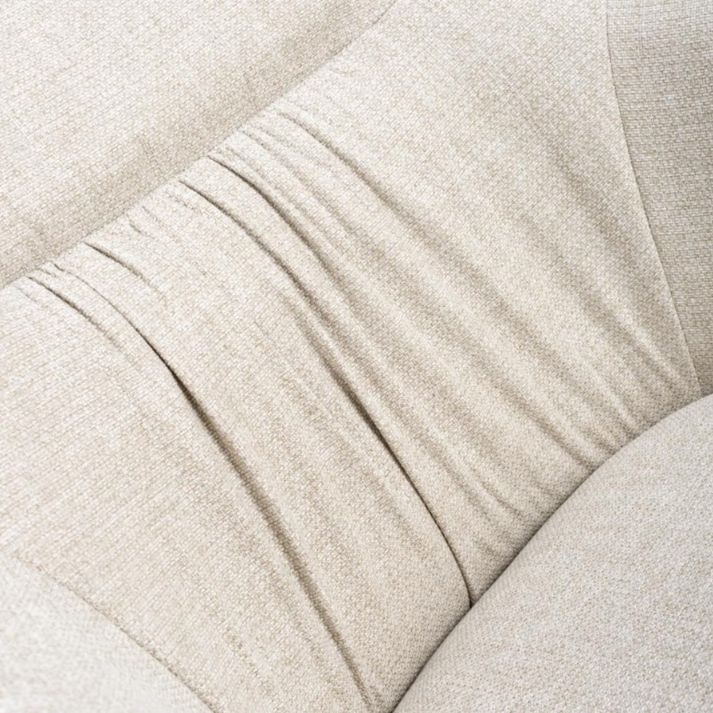 The Boden Carver Barstool in Sage Green, Natural or Brick blends modern style with comfort, plush fabric upholstery, sleek metal legs