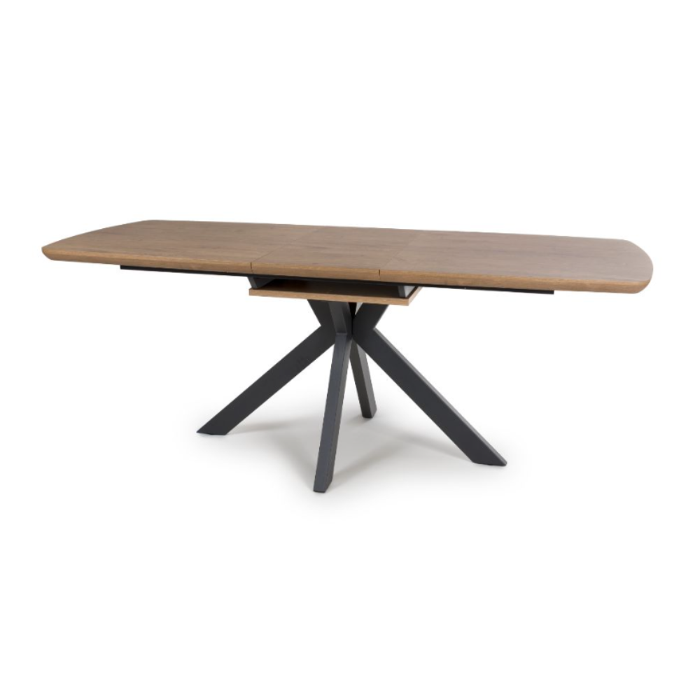 Boston Extending Table 1600-2000mm – Rustic Oak