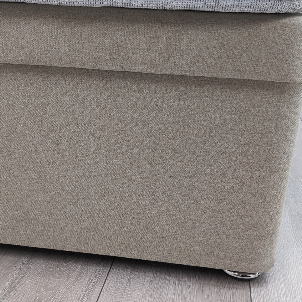 The Briody Full Ottoman Base combines elegant design, generous storage and a selection of fabric colours for a stylish and practical bedroom upgrade