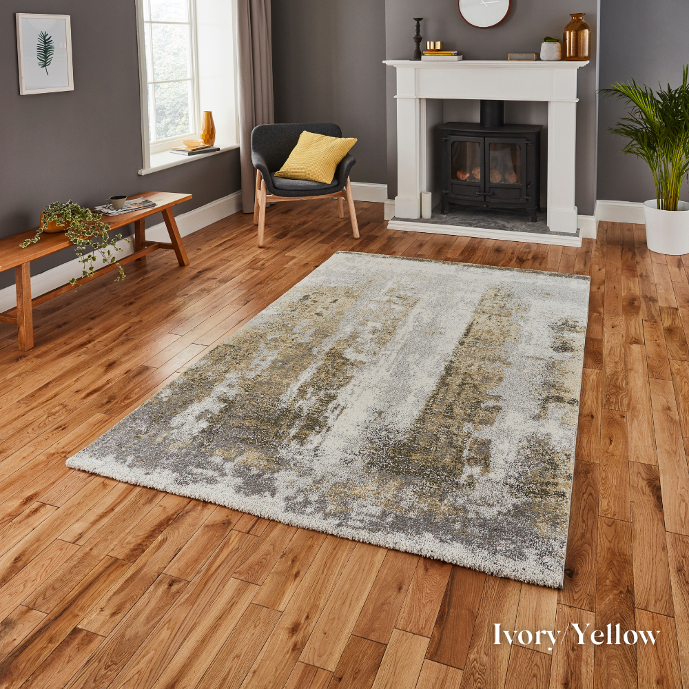 Make a statement with the Brooklyn Modern Abstract Machine Made Rugs Range featuring carved detailing, bold patterns and soft piles.