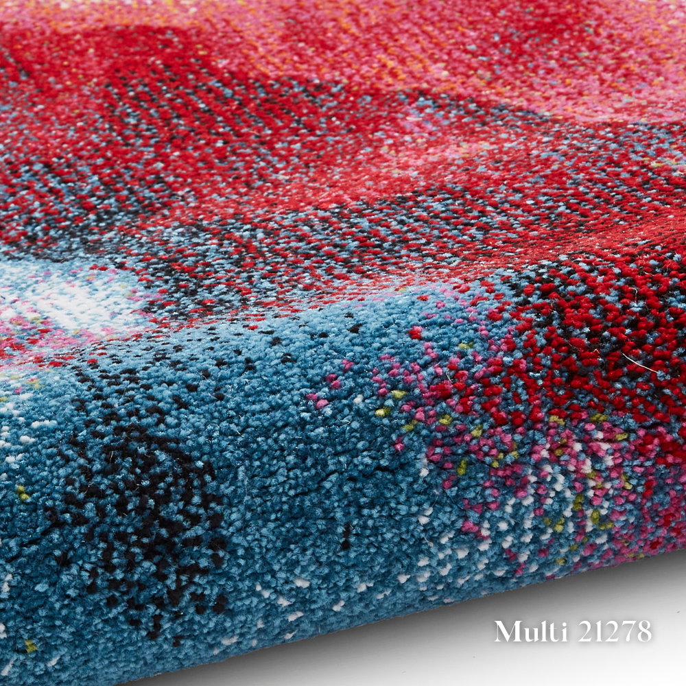 Make a statement with the Brooklyn Modern Abstract Machine Made Rugs Range featuring carved detailing, bold patterns and soft piles.