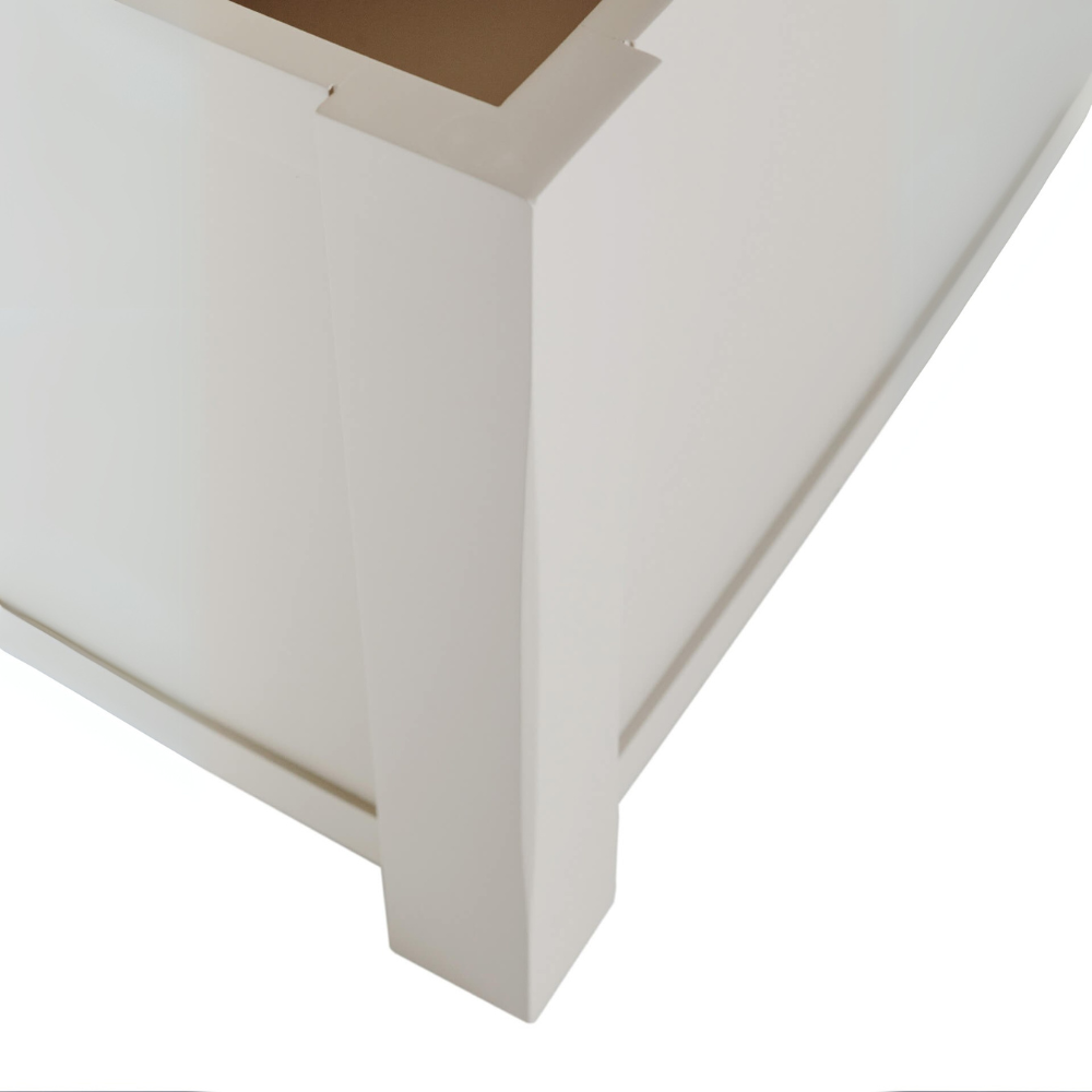 The Doune Blanket Box in Taupe features storage elegant solution with a slow-close lid, oak veneer top and ample space