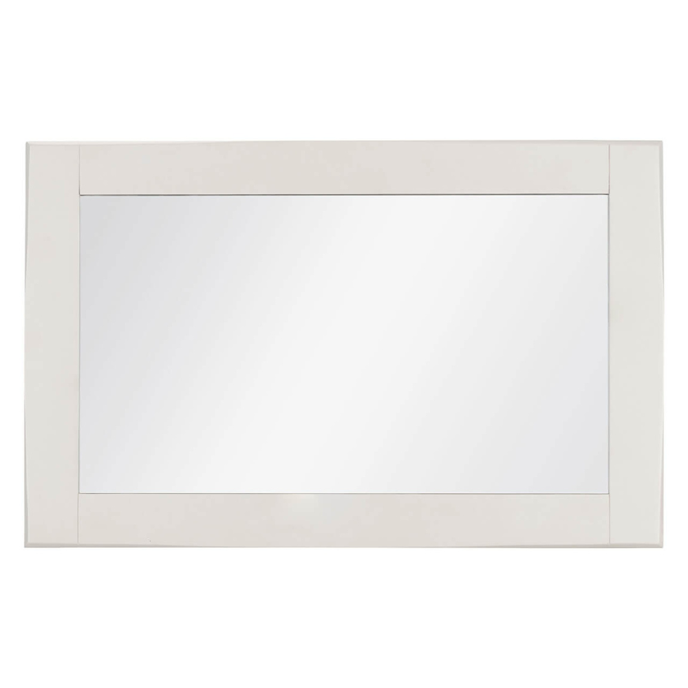 The Doune Mirror in Taupe with a painted frame and easy wall mounting. Perfect for enhancing bedrooms, hallways, or living areas.
