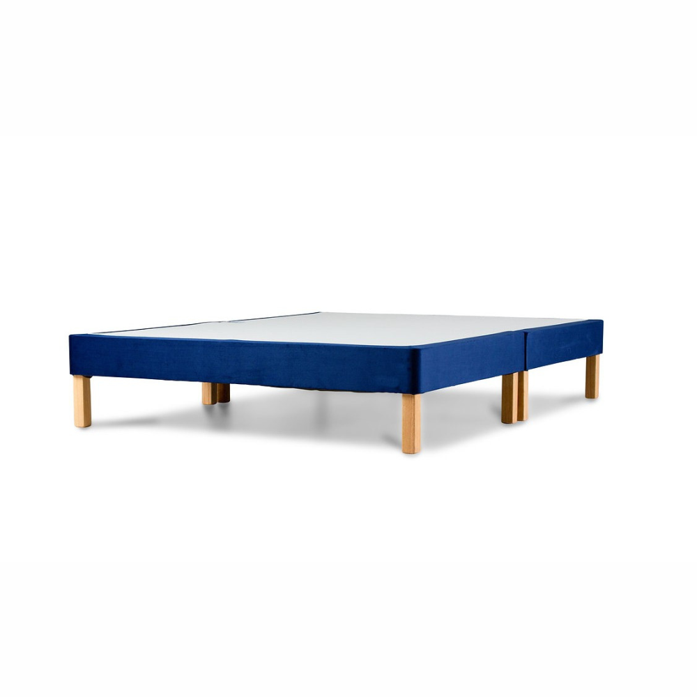 The Faith & Ethan - Classic Straight Leg Divan features light wood legs, premium fabric upholstery and colour options and reinforced frame, to suit any bed!