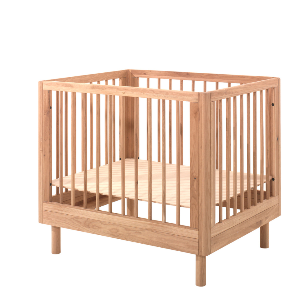 The Forrest Baby Playpen 95 x 75cm in Oak features 3 height adjustable base and high quality European oak, a safe, stylish and durable design