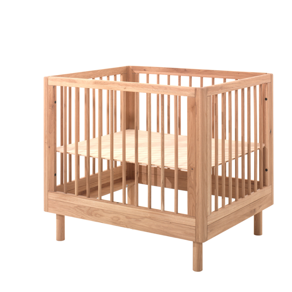 The Forrest Baby Playpen 95 x 75cm in Oak features 3 height adjustable base and high quality European oak, a safe, stylish and durable design