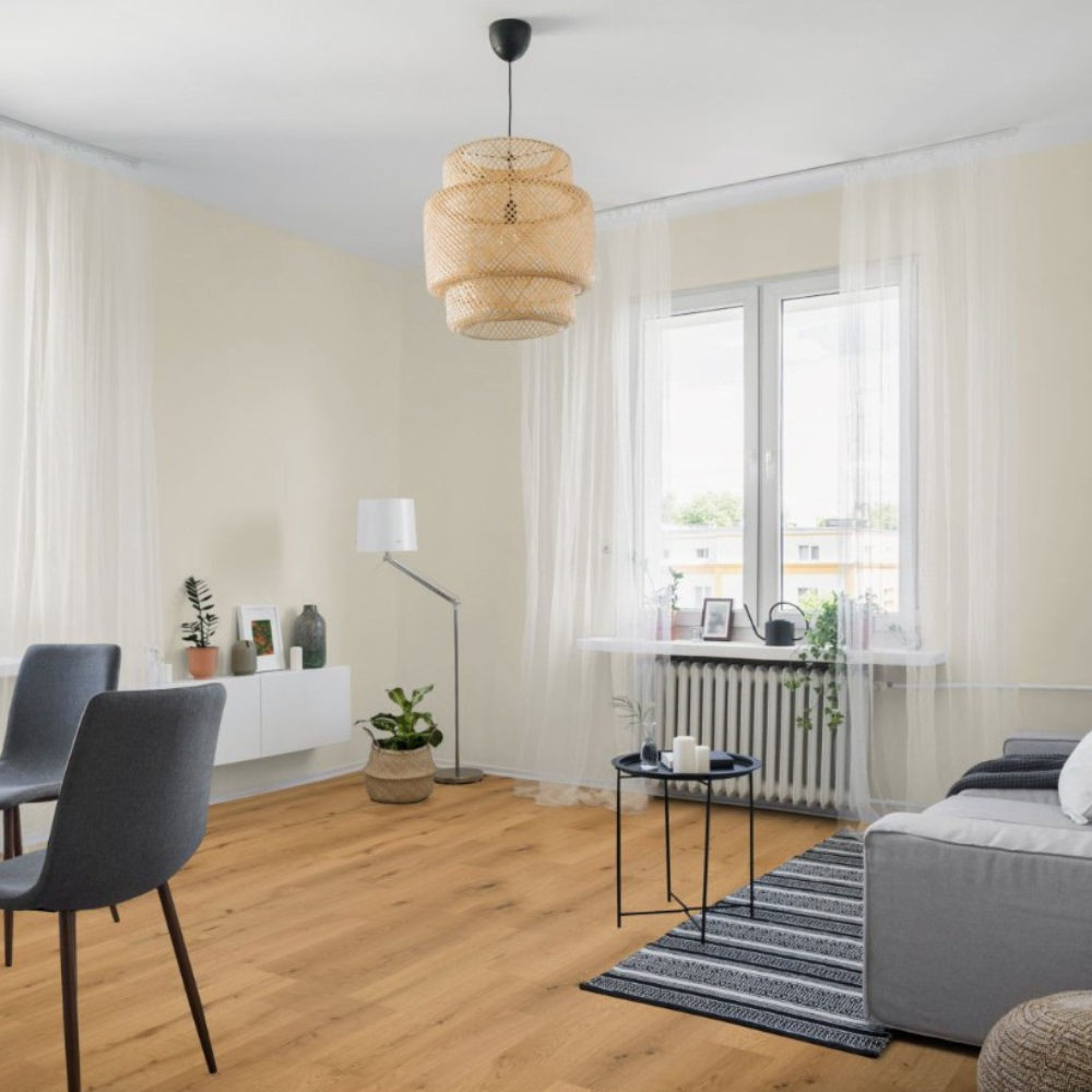 The Fumado Oak Engineered Flooring - 15mm features warm natural tones, real wood texture, easy installation, eco-friendly and European made durability