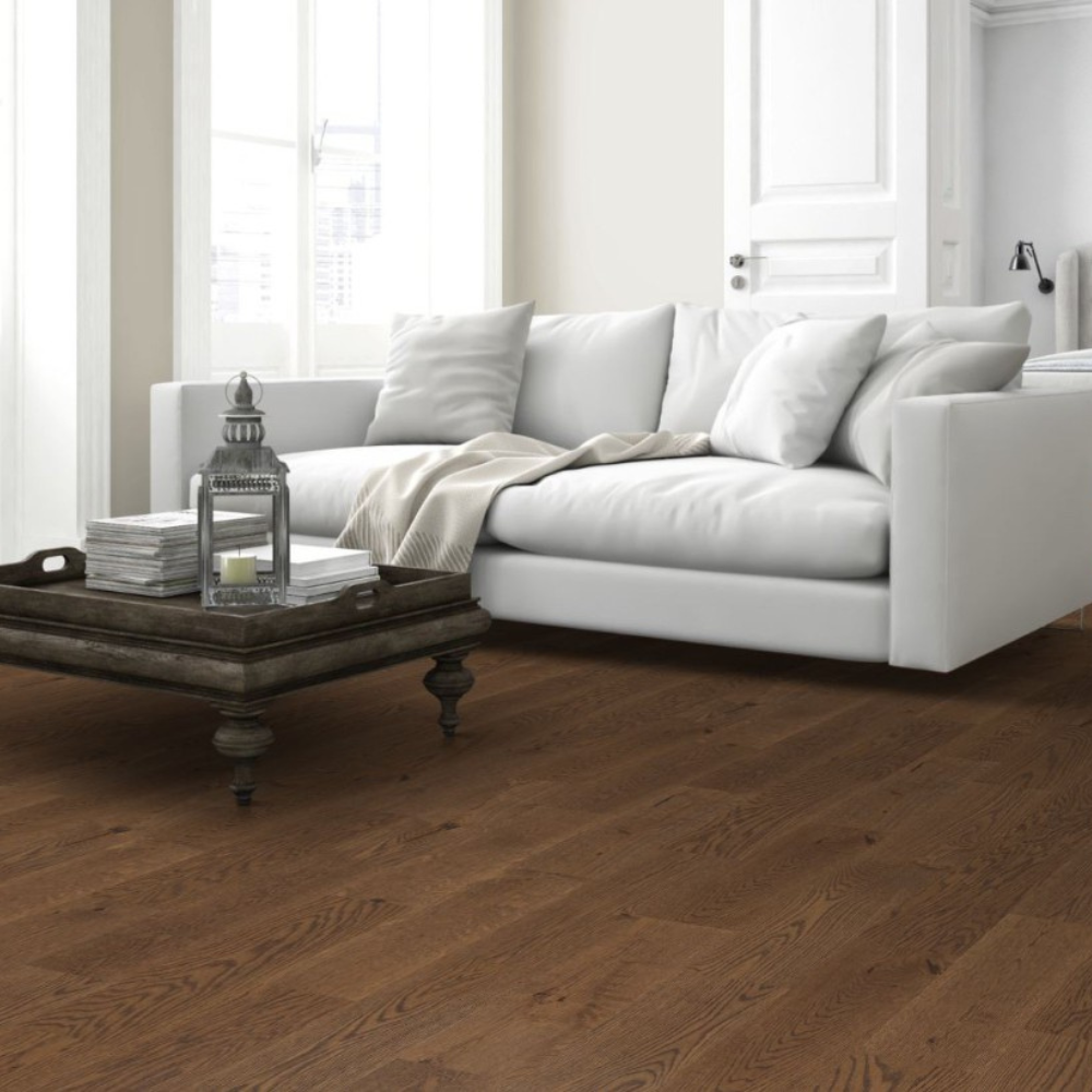 The Hagia Sophia Oak Engineered Flooring - 15mm features rich brown tones, natural grain, easy installation and durable European design