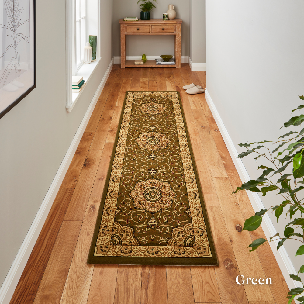 Redefine your style look with the Heritage Traditional Machine Made Rugs Range featuring high density weave, hand carved detail and smooth polyester pile.
