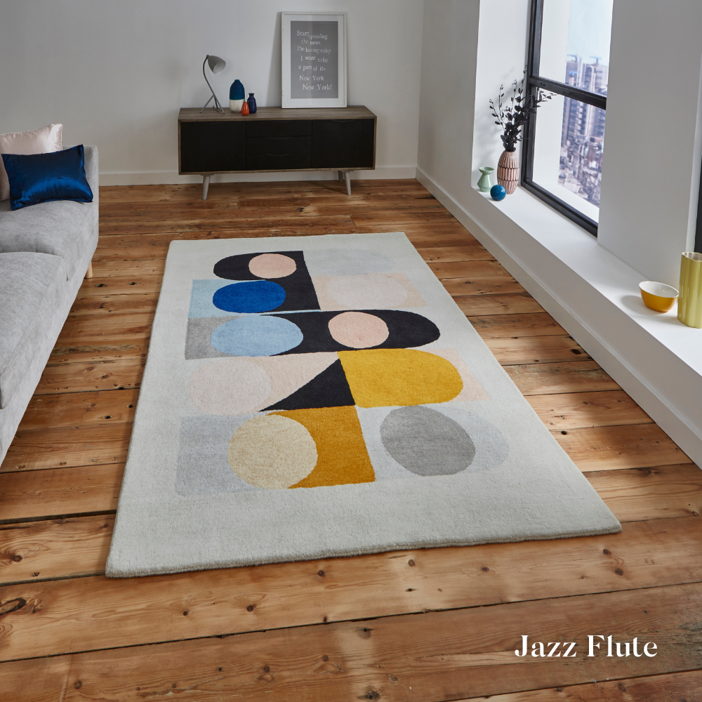 Hand Tufted in India, the Inaluxe Modern Wool Rugs offer bold design, thick 3000 g/m2 pile and premium wool construction for luxurious, heavyweight feel.