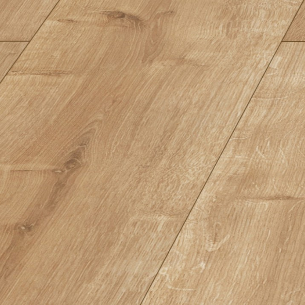 The Joanna Laminate Flooring - 12mm features underfloor heating compatible, durable AC5 rating, easy Express Click installation and a 30 year warranty