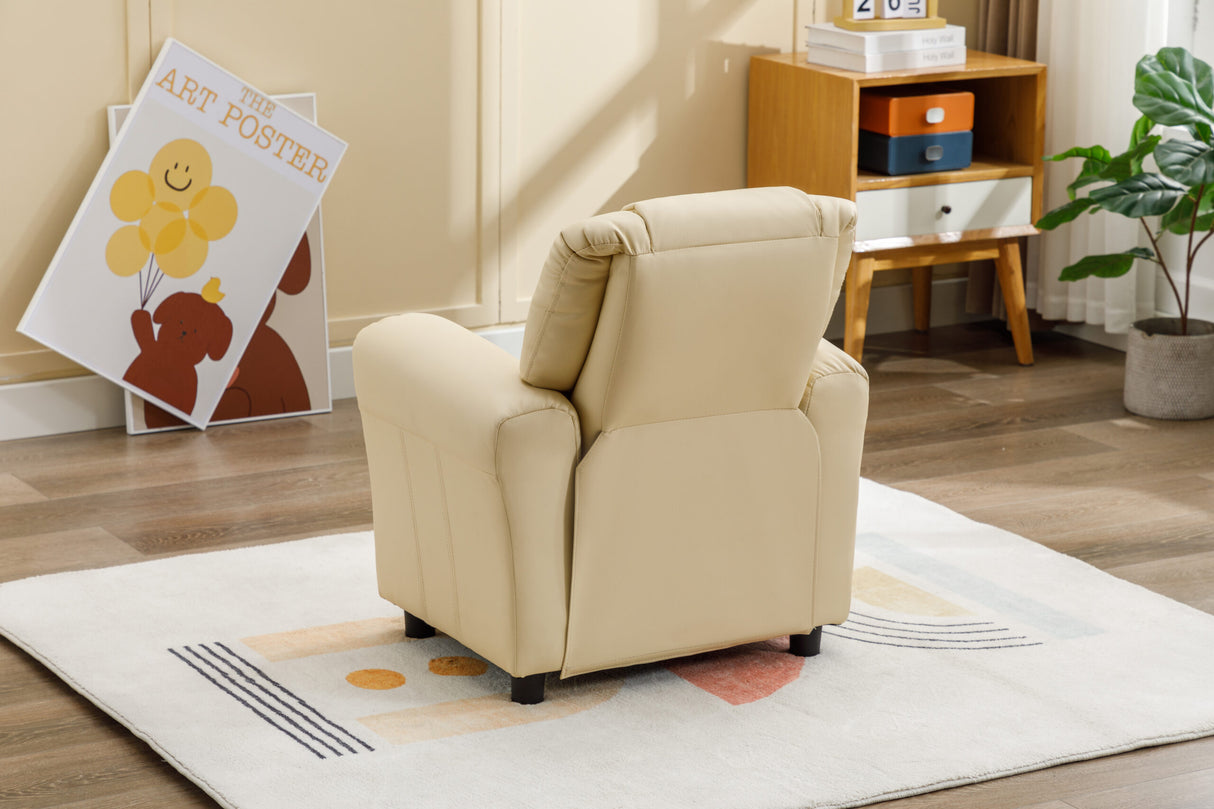 Kids Recliner Chair - Beige