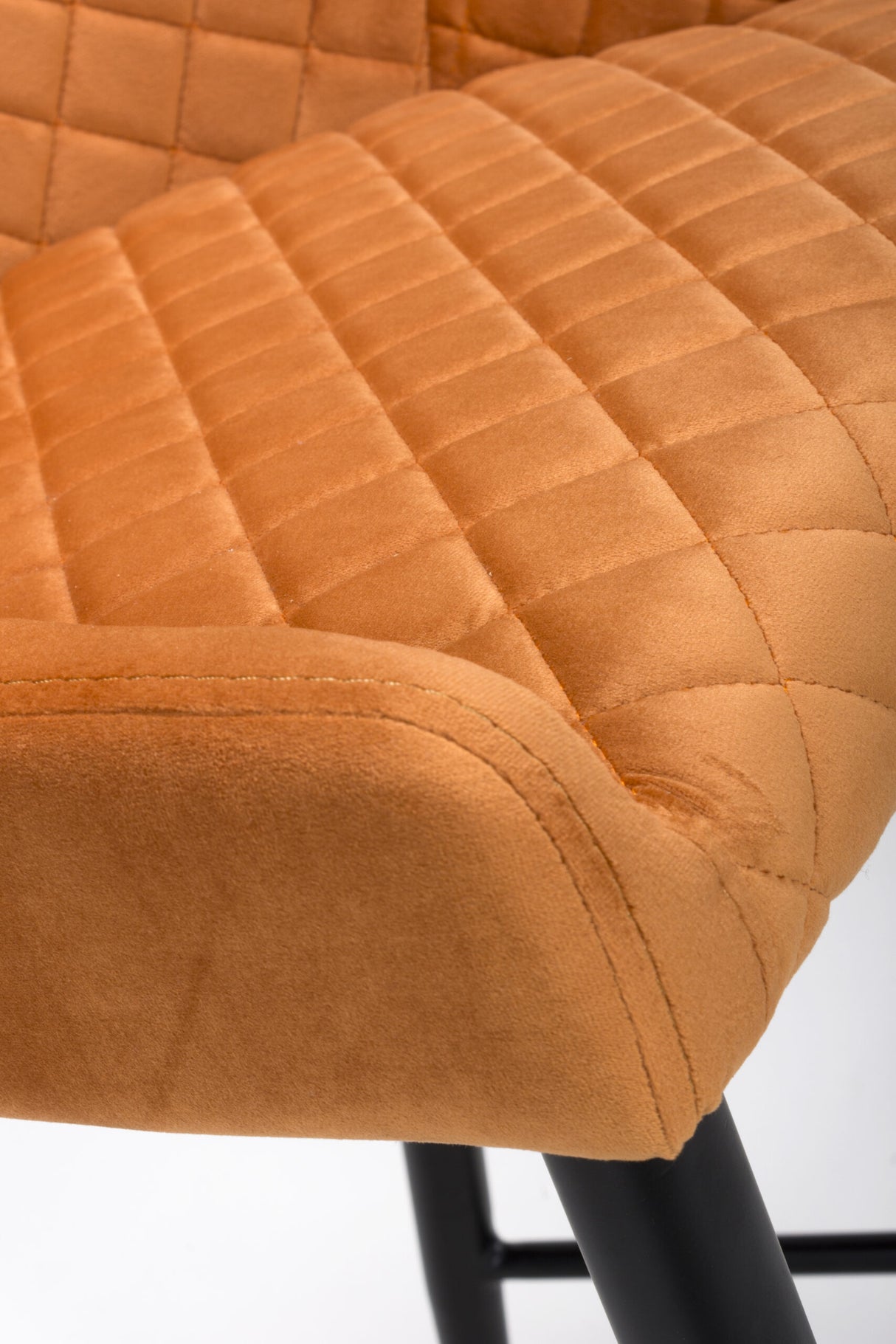 Maebh Bar Stool- Burnt Orange (Display Model)