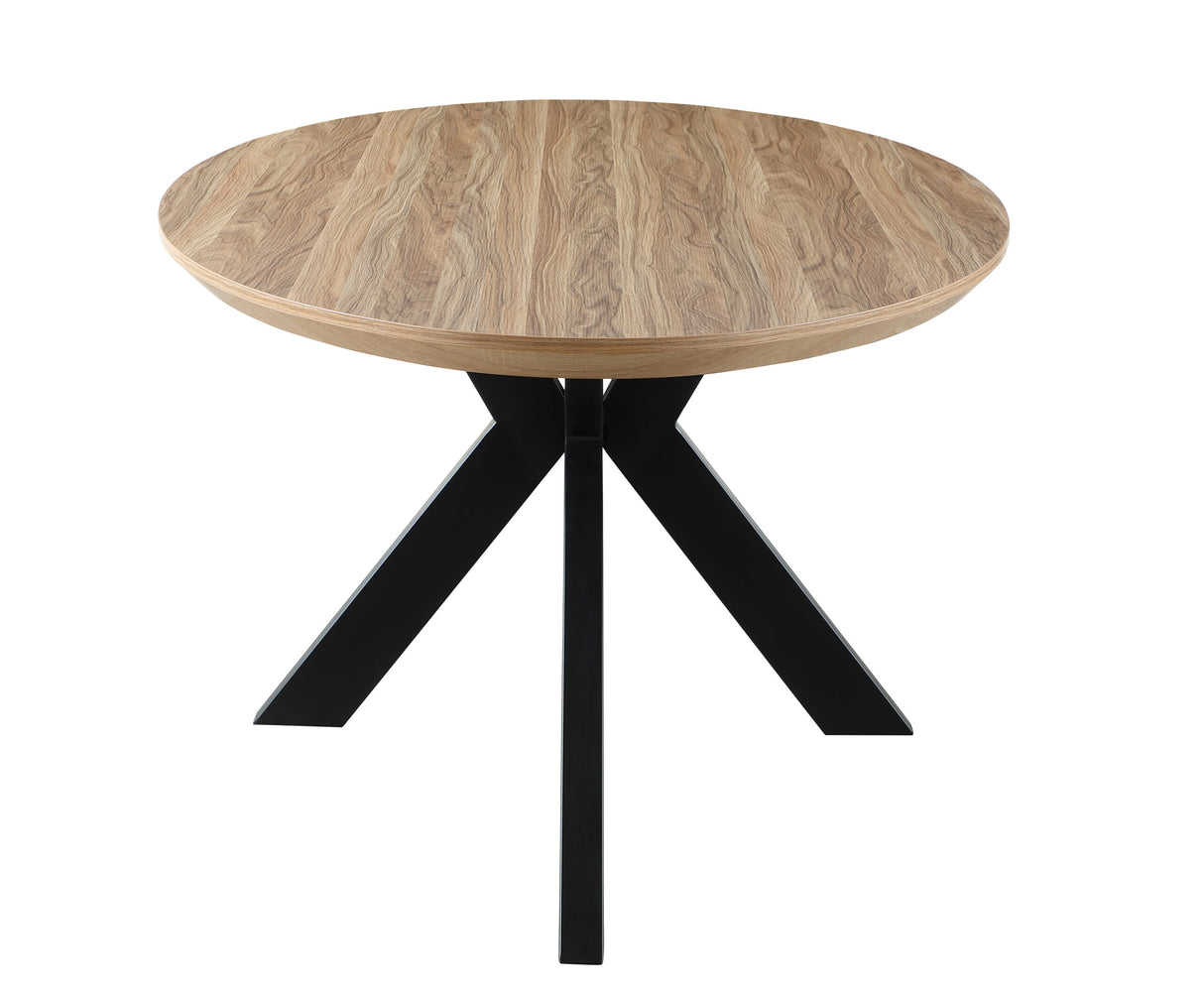 Malin Oval Dining Table 1.8m Light Walnut