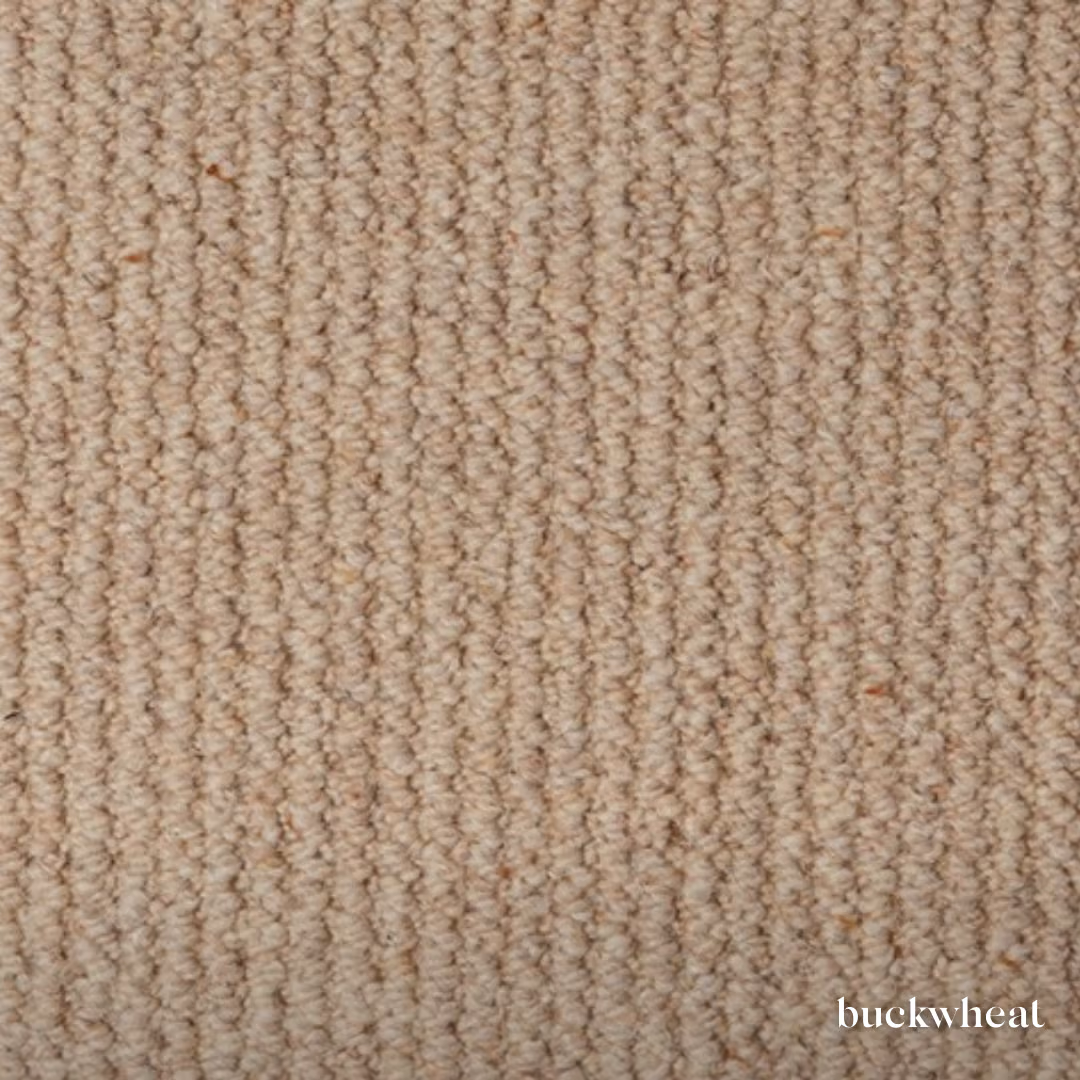 Malabar Two Fold Carpet made from 100% pure new wool, offering durability, natural comfort and a timeless finish for stairs, hallways and living spaces.