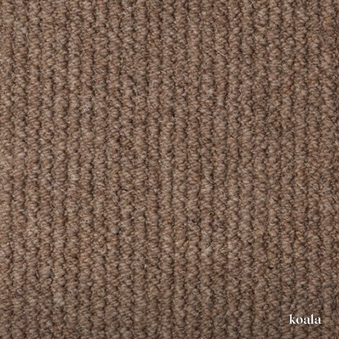 Malabar Two Fold Carpet made from 100% pure new wool, offering durability, natural comfort and a timeless finish for stairs, hallways and living spaces.