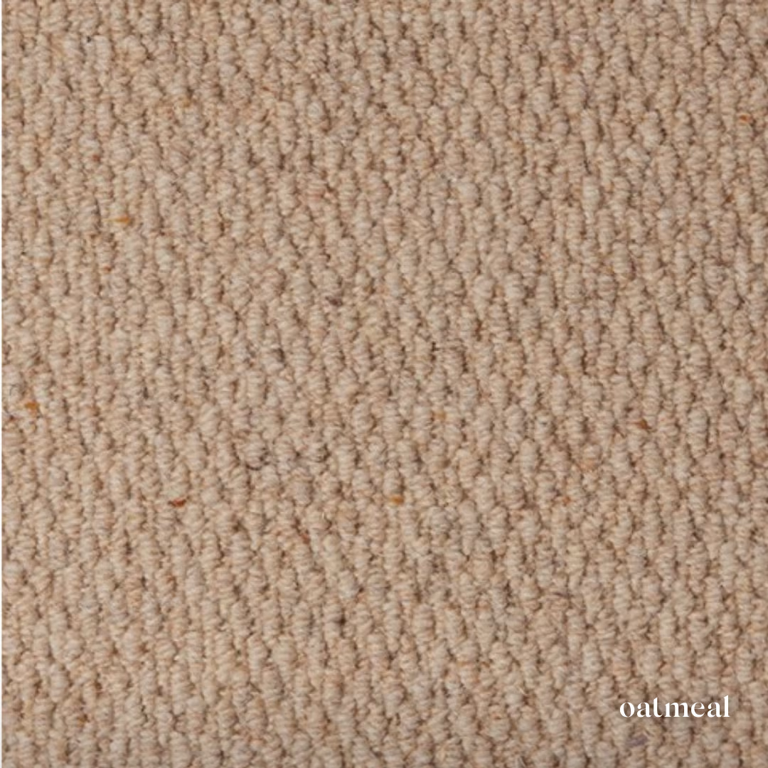 Malabar Two Fold Carpet made from 100% pure new wool, offering durability, natural comfort and a timeless finish for stairs, hallways and living spaces.