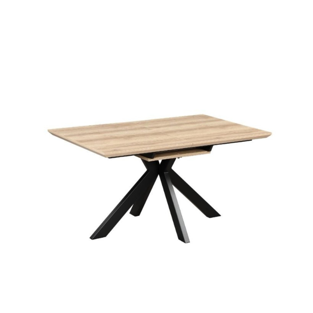 The Malin Extendable Round Dining Table in Oak offers a wood-effect top ensuring heat, stain & scratch resistance with nationwide shipping across Ireland!