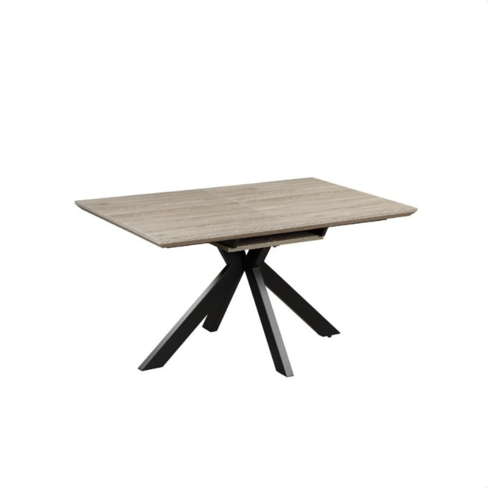 The Malin Extendable Round Table in Grey features a wood-effect top ensuring heat, stain, and scratch resistance with nationwide shipping across Ireland!
