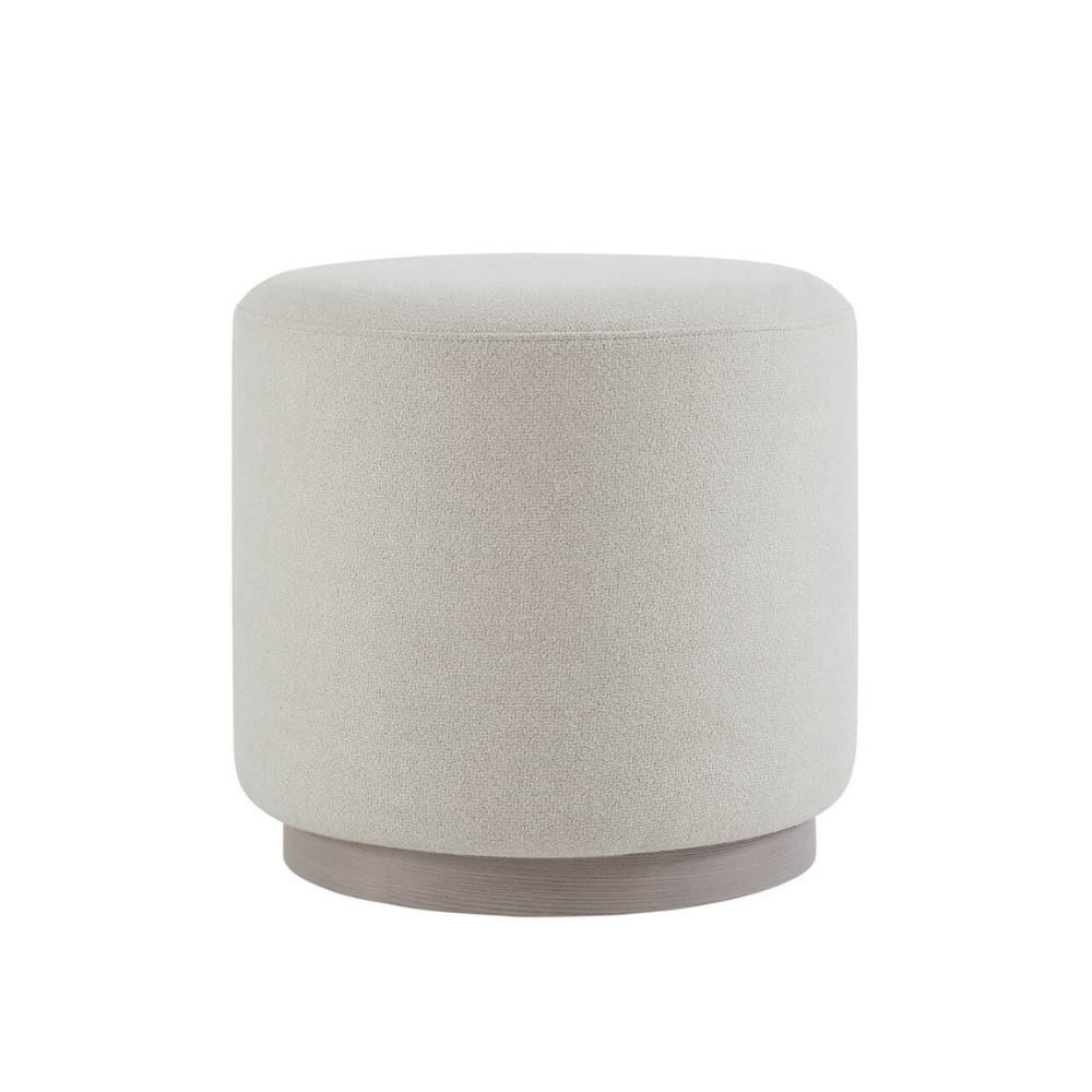 The Mondello Dressing Stool in Cream features soft upholstery, a sturdy wooden base and sleek design for an elegant and practical addition to any bedroom