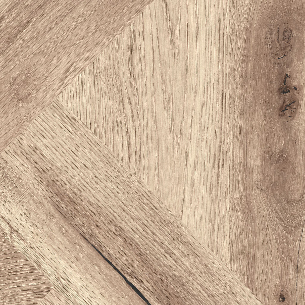 Nina Oak Laminate Flooring 8mm with AC5 durability, impact resistant, suitable for underfloor heating Aqua Pro water resistance and natural tones.