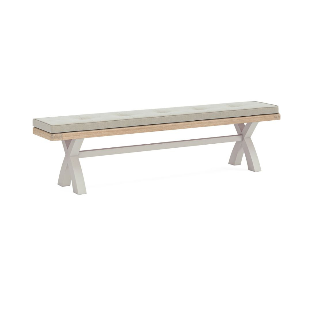 The Grey Normandy Cushion is design to fit with the Normandy 8077 Cross Bench