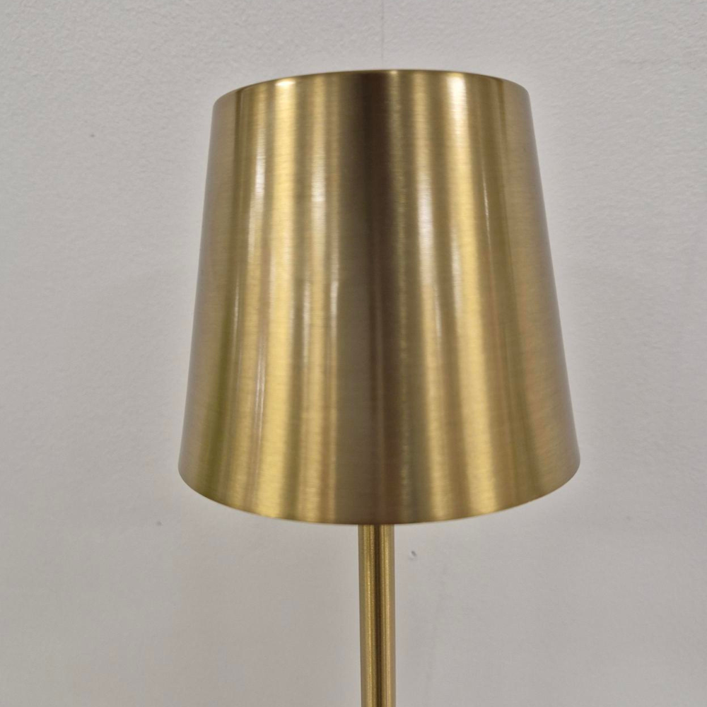 The stylish Rechargeable LED Table Lamp in Gold features 3 light tones, a built in USB port for convenient charging & a compact 33cm design