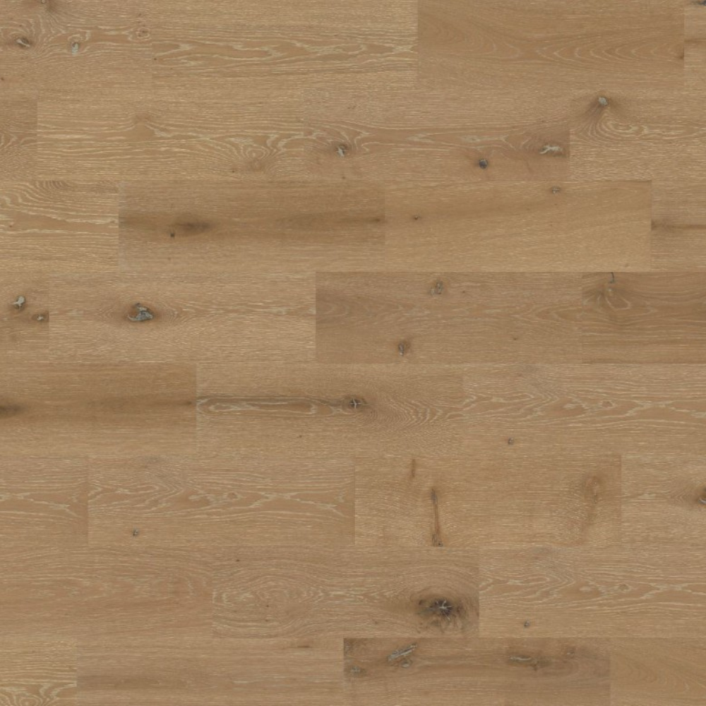 The Santorini White Oak Engineered Flooring - 15mm features warm tones, white grains, durable multi layer construction, easy to install and eco-friendly