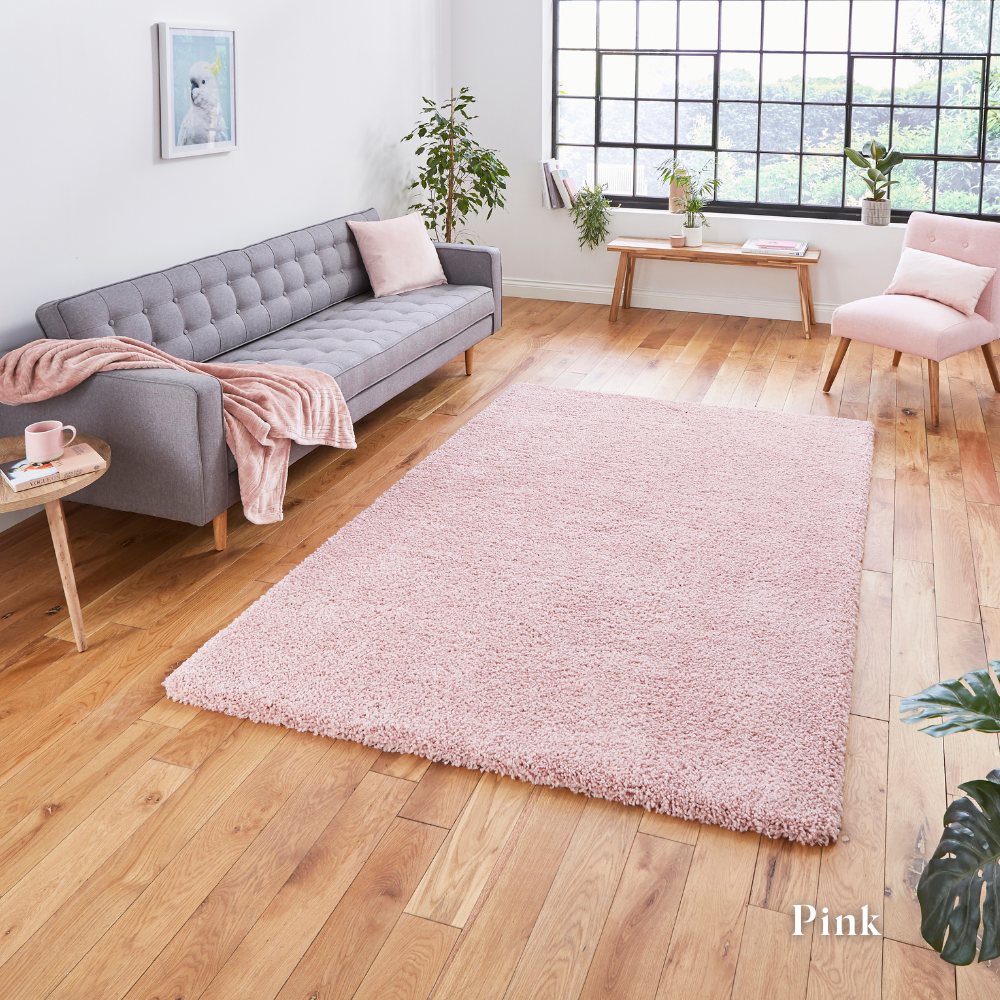 Introduce style with the Sierra Plain Shaggy Machine Made Rugs range with ultra soft pile, textured feel and durable machine made quality.