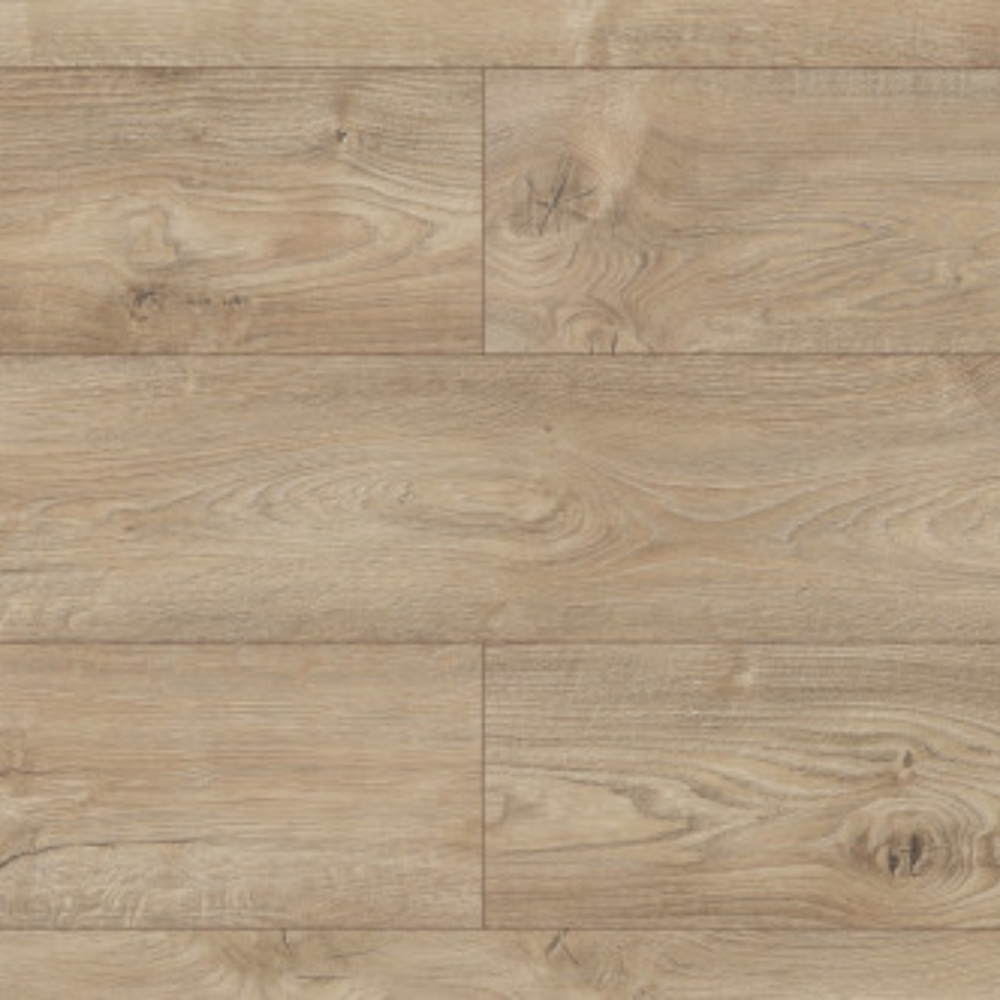 The Urban Oak Laminate Flooring - 12mm features durable AC5 rating, easy G5 Click installation and underfloor heating compatible.