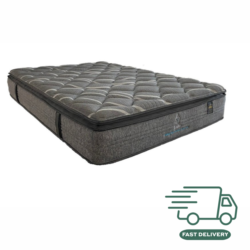 The Velora Emerald Comfort Bed Mattress features pocket springs, reflex foam and pillow top comfort, antibacterial, breathable and easy roll-up
