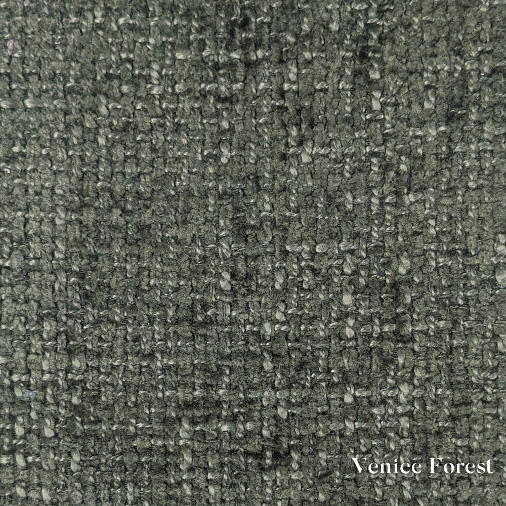 Venice Forest fabric swatch, a rich deep green, available for Faith & Ethan Headboards and Divans
