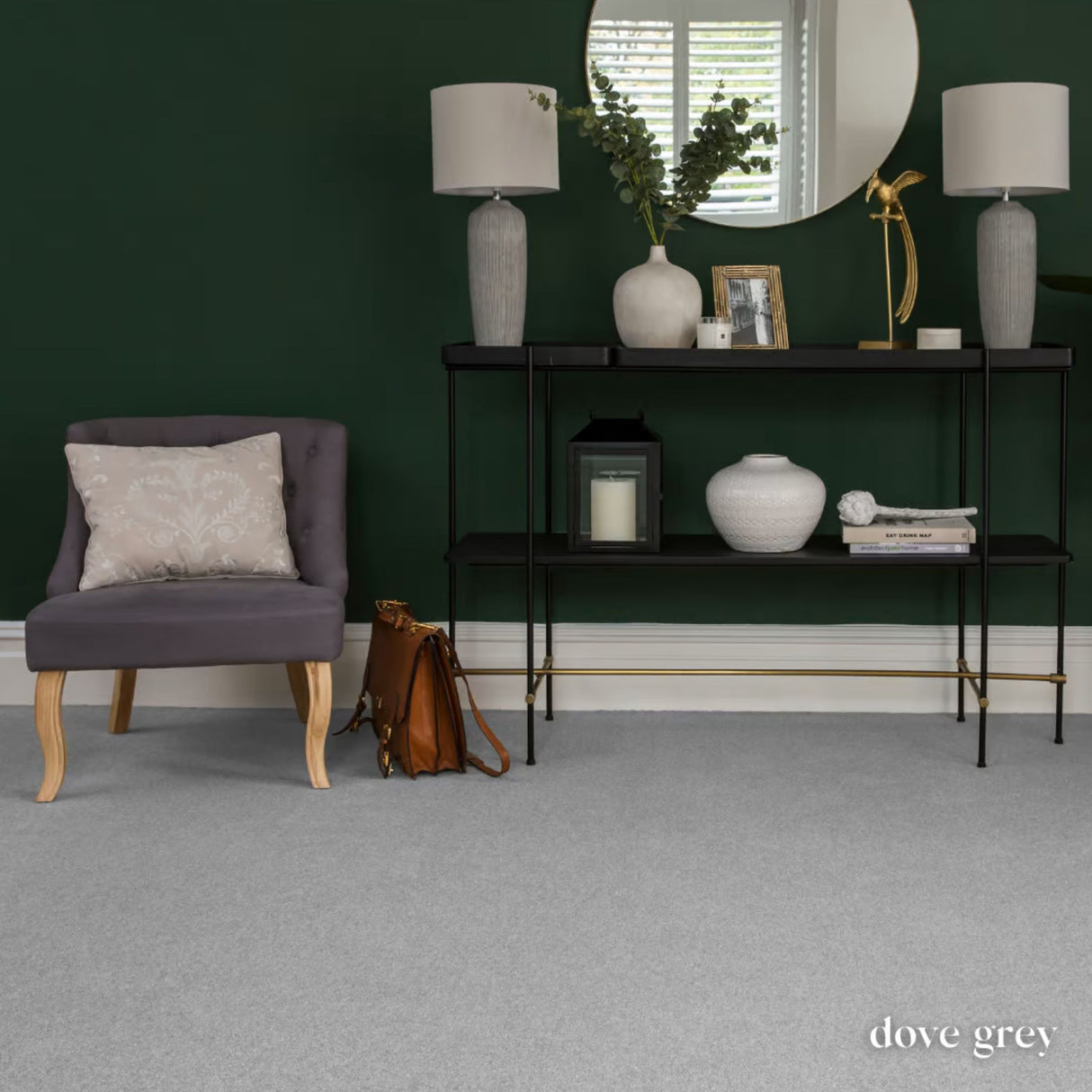 Woodland Heathers Twist Carpet in natural wool blend shades, offering a dense twist pile, durability and easy bleach-clean maintenance for busy homes.