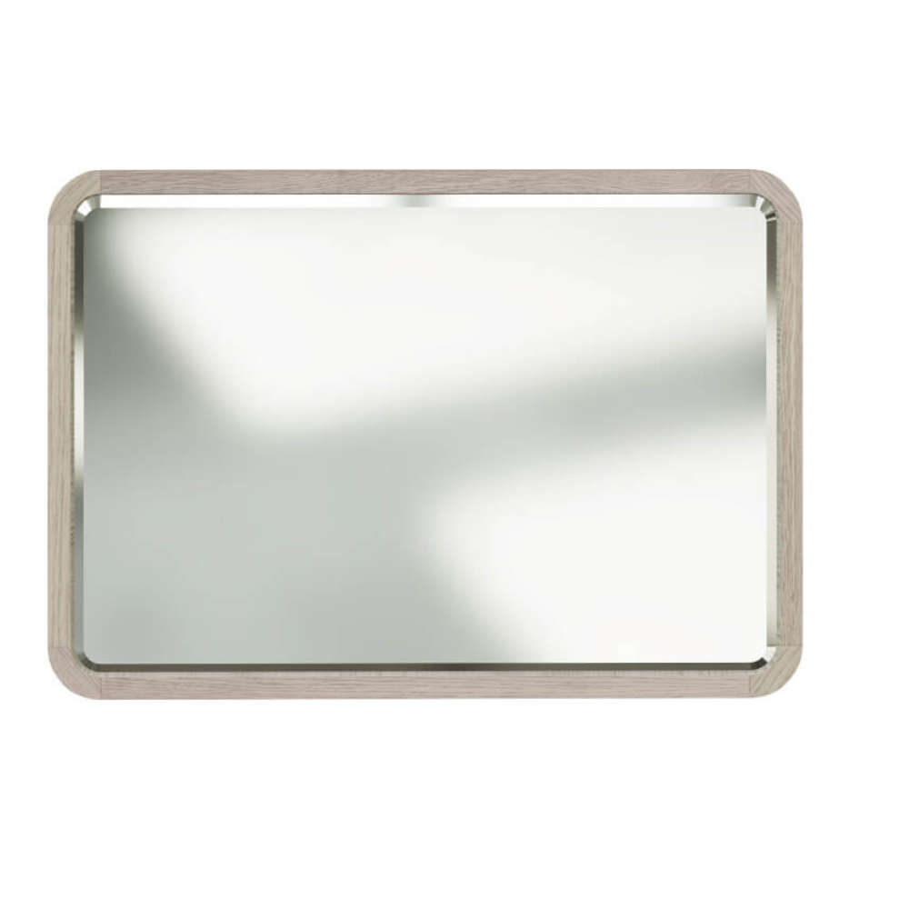 The Zahra Mirror in Parisian Cream features a classic design, making it perfect for bedrooms, hallways, or living areas that will enhance any décor.