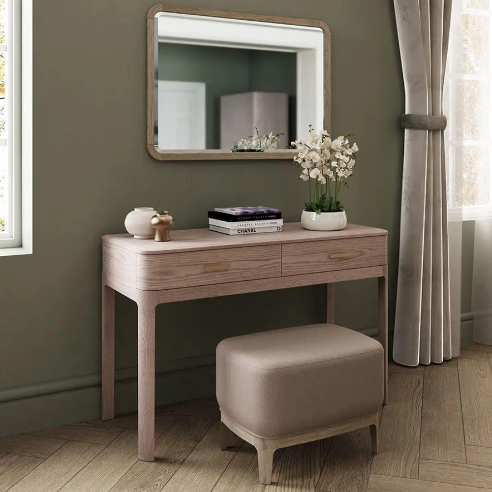 The Zahra Mirror in Parisian Cream features a classic design, making it perfect for bedrooms, hallways, or living areas that will enhance any décor.