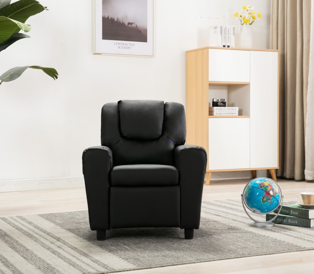 Kids Recliner - Black