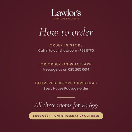 How to order the House Package: in store or on WhatsApp 085 265 0614, delivered before Christmas