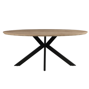 Malin Oval Dining Table 2.2m Oak