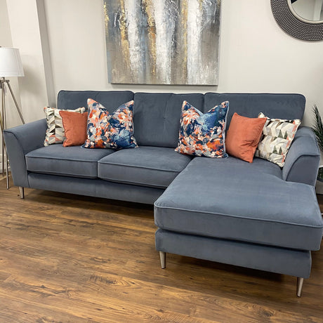 The Lincoln Sofa is a bespoke sofa that can be fully custom to your need and is finished with aqua clean fabric