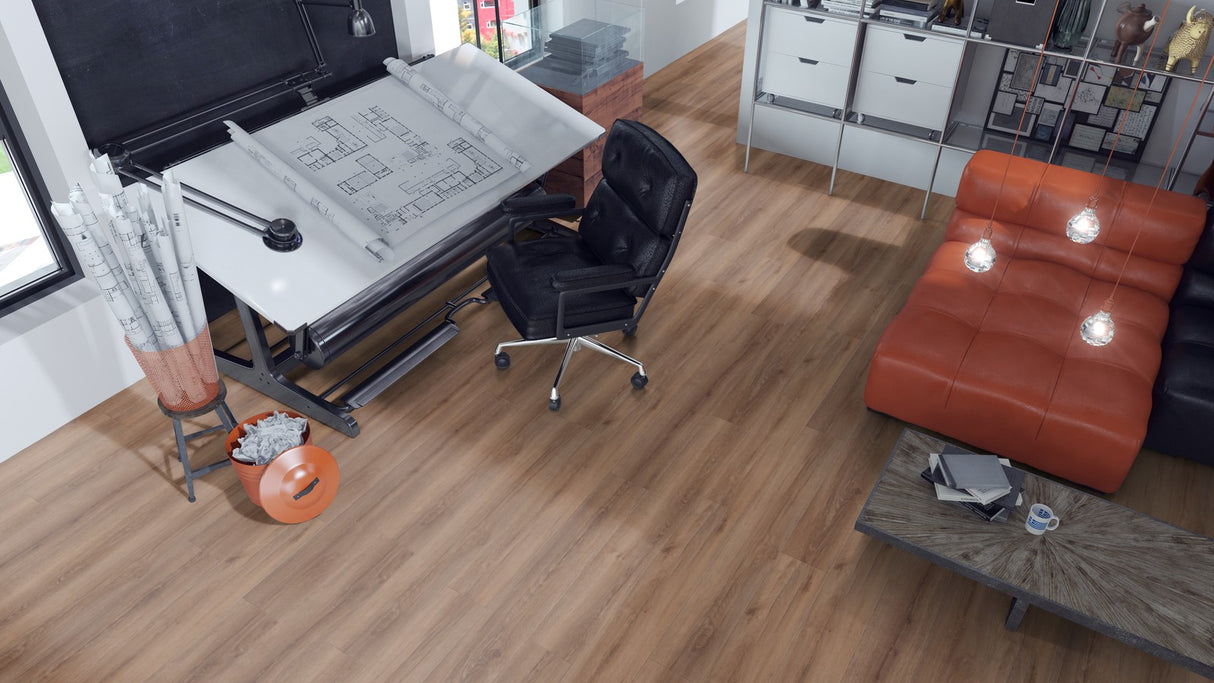Murano Oak Laminate Flooring 12mm: AC5 rated, 30-year warranty, sturdy with express click installation. Ideal for homes, renovations, and underfloor heating