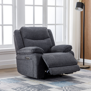 Hayden Recliner Sofa Set 3+2+1 - Dark Grey