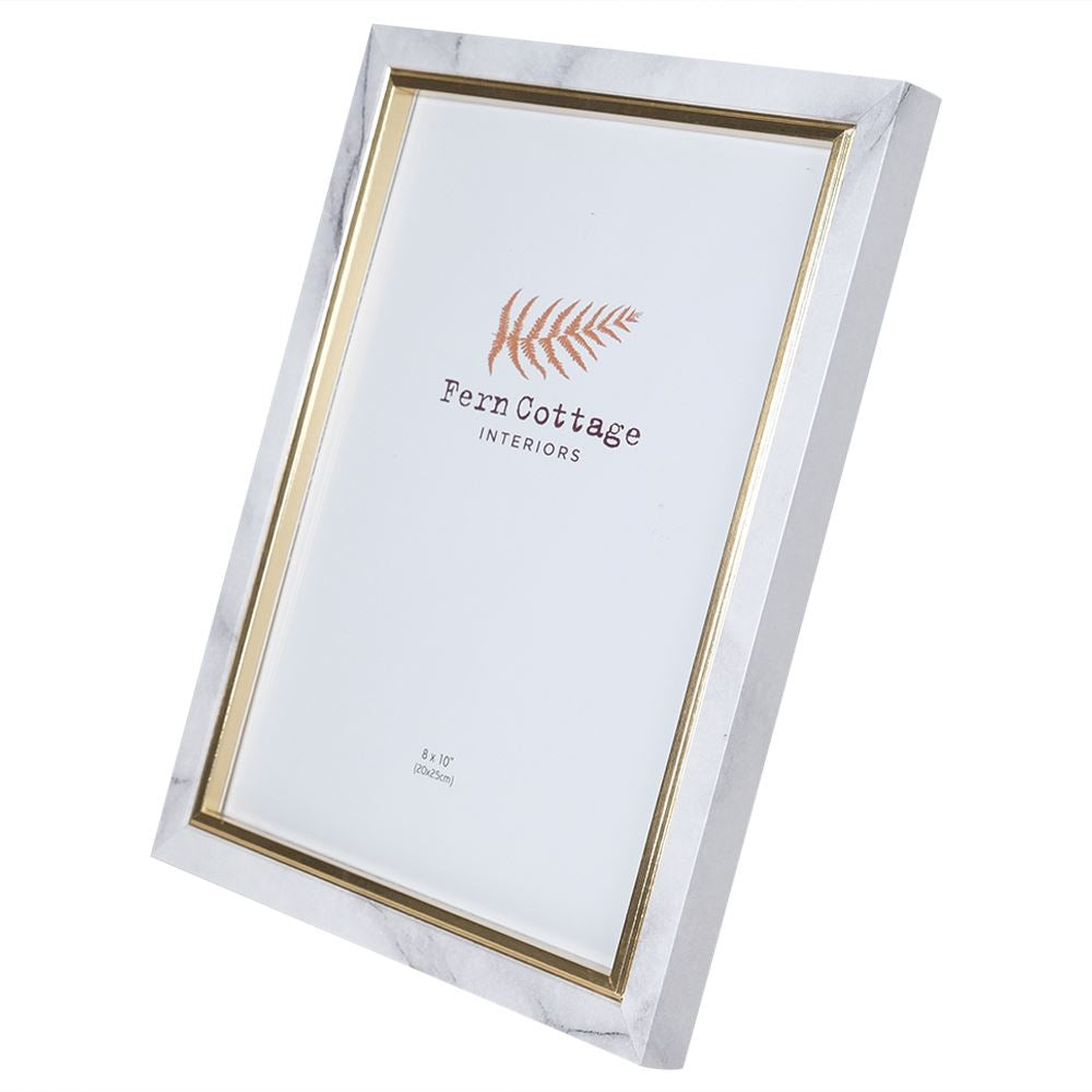 Marble Effect Frame with Gold