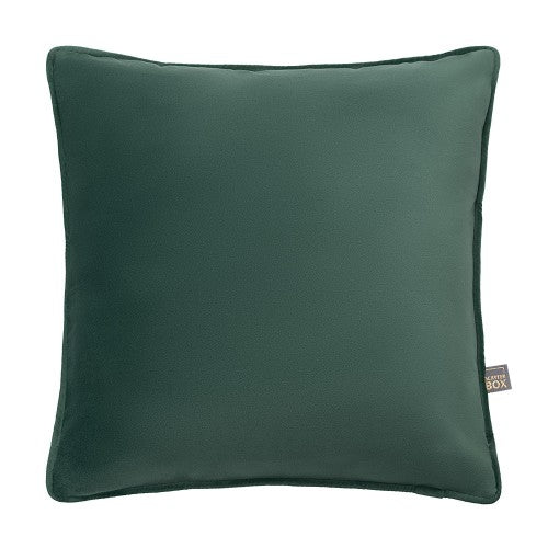 Scatter Box Erin Plain 45x45cm Cushion, Ivy Green