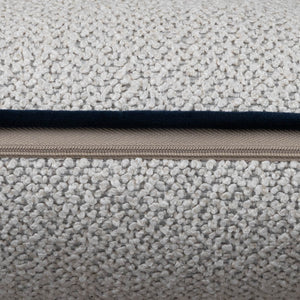 Scatter Box Leighton 43x43cm Cushion, Ecru/Navy