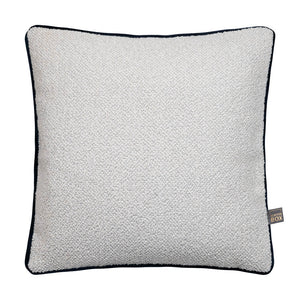 Scatter Box Leighton 43x43cm Cushion, Ecru/Navy