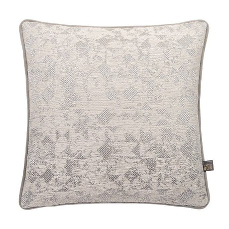 Scatter Box Joni 43x43cm Cushion, Cream/Silver