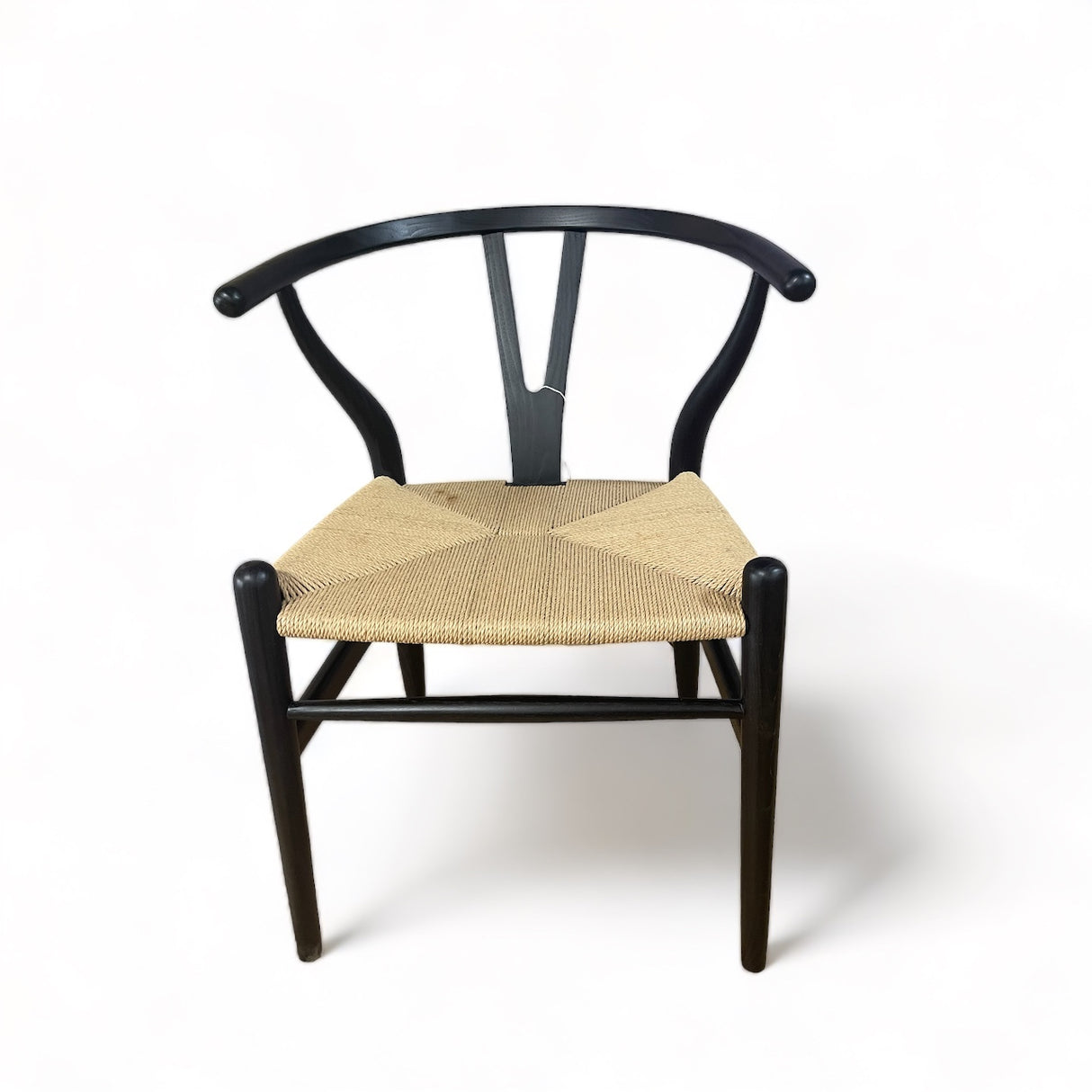 Newport Wishbone Dining Chair - Black